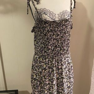 Beautiful No Boundaries black and white floral dress